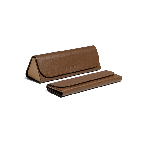 

DailyObjects Walnut Brown - Foldaway Slim Eyewear/Sunglass Case