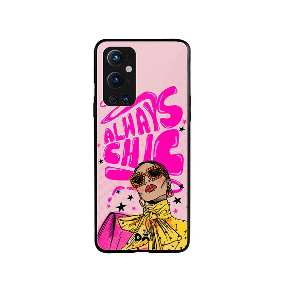 

DailyObjects Always Chic Glass Case Cover For OnePlus 9 Pro