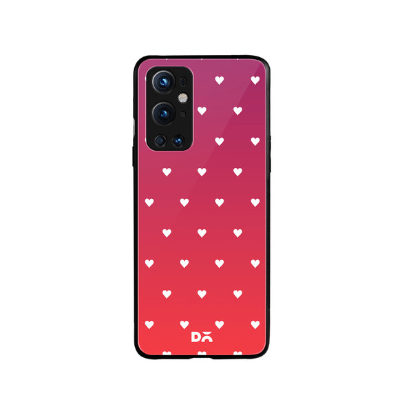 

DailyObjects Berry Hearts Glass Case Cover For OnePlus 9 Pro