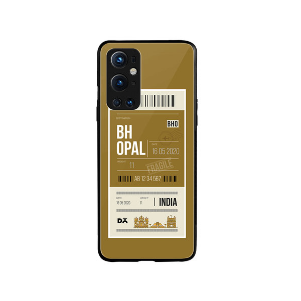 

DailyObjects Bhopal City Tag Glass Case Cover For OnePlus 9 Pro