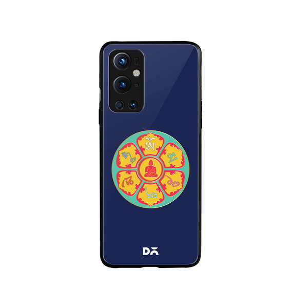 

DailyObjects Buddha Dharma Wheel Glass Case Cover For OnePlus 9 Pro