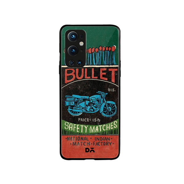 

DailyObjects Bullet Matchbox Glass Case Cover For OnePlus 9 Pro