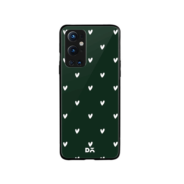 

DailyObjects Bundle Heart Bottle Green Glass Case Cover For OnePlus 9 Pro