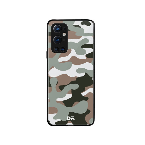 

DailyObjects Camouflage Army Glass Case Cover For OnePlus 9 Pro