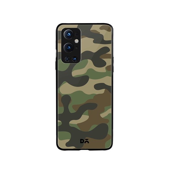

DailyObjects Camouflage Glass Case Cover For OnePlus 9 Pro