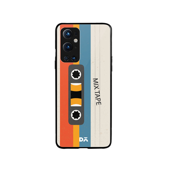 

DailyObjects Chrome Mix Tape Glass Case Cover For OnePlus 9 Pro