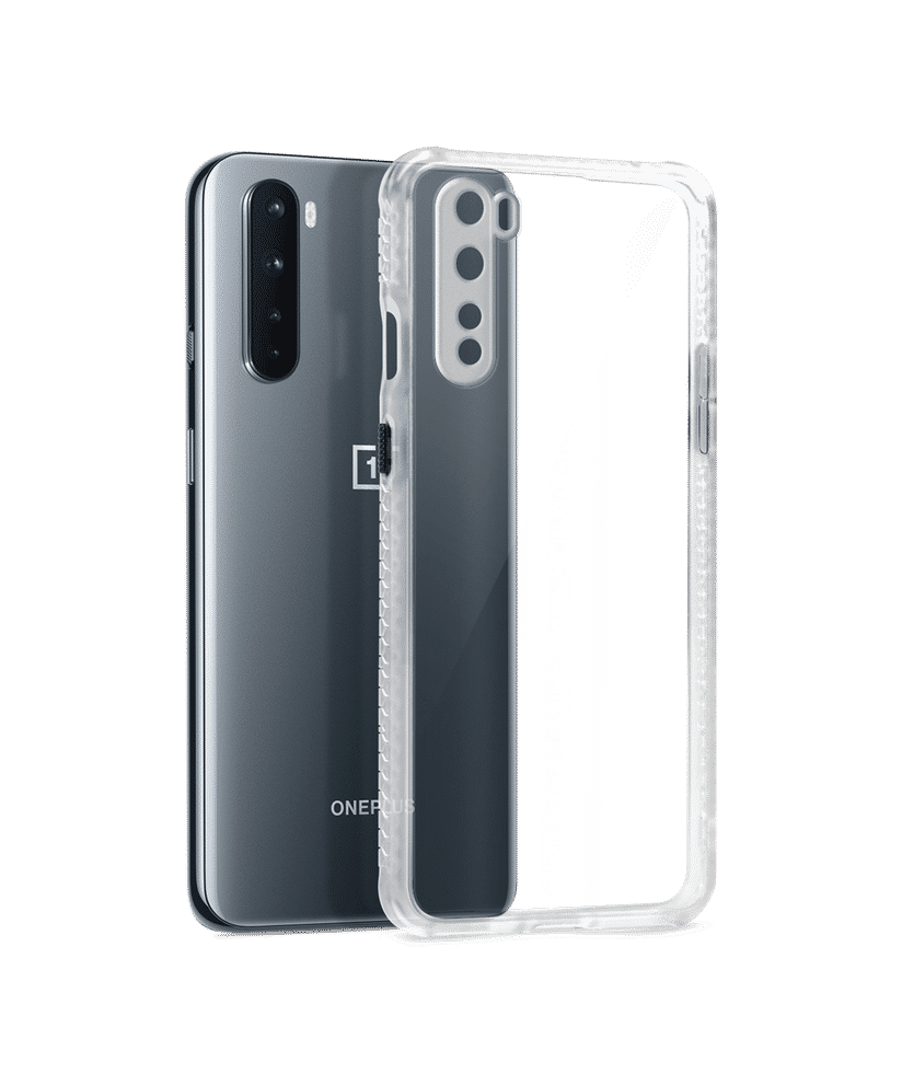 Dailyobjects Commando Series White Clear Case Cover For Oneplus Nord |  White - Oneplus Nord Covers & Cases Online In India