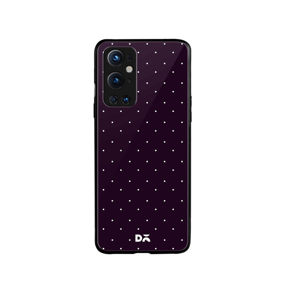 

DailyObjects Constellation Dots Plum Glass Case Cover For OnePlus 9 Pro