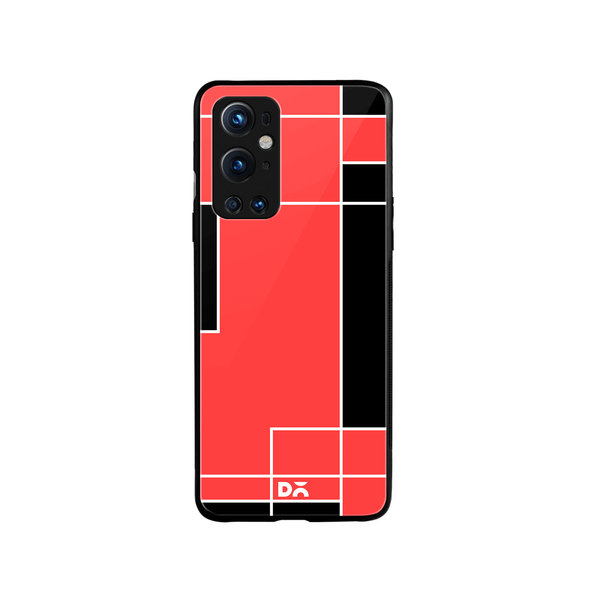 

DailyObjects Coral Blocks Glass Case Cover For OnePlus 9 Pro