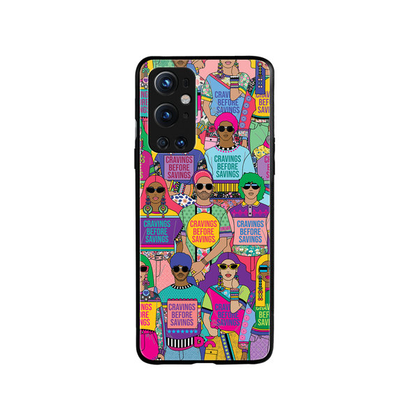 

DailyObjects Cravings Before Savings Glass Case Cover For OnePlus 9 Pro