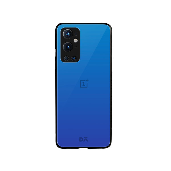 DailyObjects Deep Sea Gradient Glass Case Cover For OnePlus 9 Pro