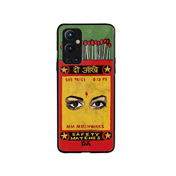 

DailyObjects Do Aakhein Matchbox Glass Case Cover For OnePlus 9 Pro