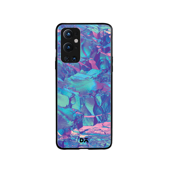 

DailyObjects Frosted Holo Stone Glass Case Cover For OnePlus 9 Pro