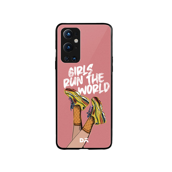 

DailyObjects Girls Run The World Glass Case Cover For OnePlus 9 Pro