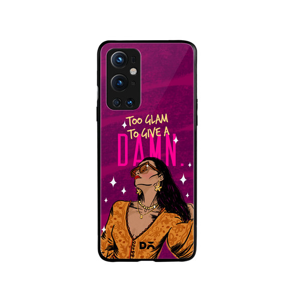 

DailyObjects Glam No Damn Glass Case Cover For OnePlus 9 Pro