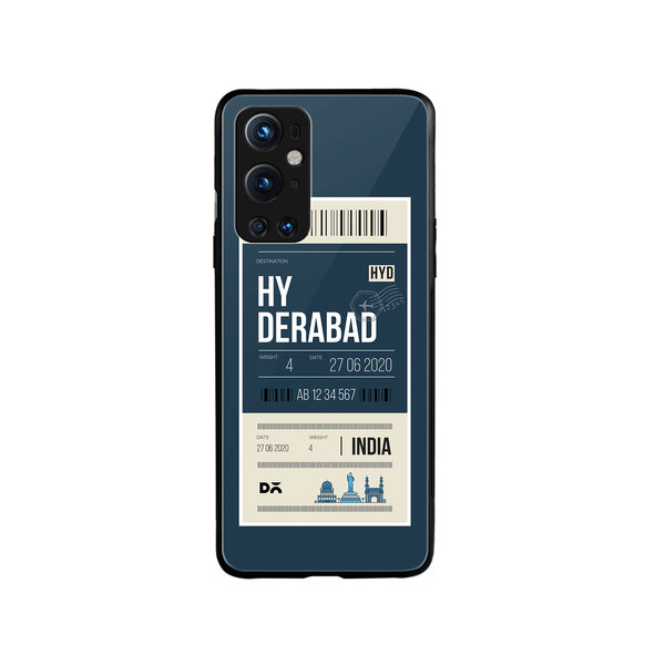 

DailyObjects Hyderabad City Tag Glass Case Cover For OnePlus 9 Pro