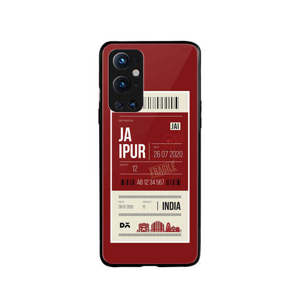 

DailyObjects Jaipur City Tag Glass Case Cover For OnePlus 9 Pro
