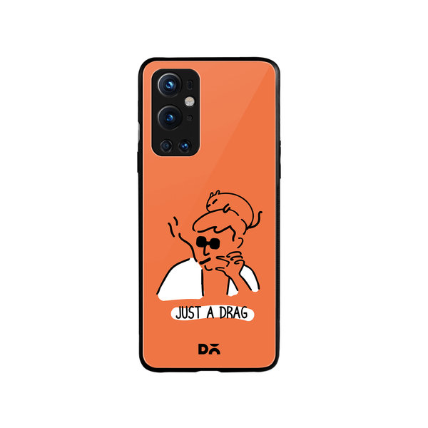 

DailyObjects Just A Drag Glass Case Cover For OnePlus 9 Pro