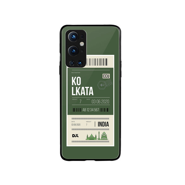

DailyObjects Kolkata City Tag Glass Case Cover For OnePlus 9 Pro