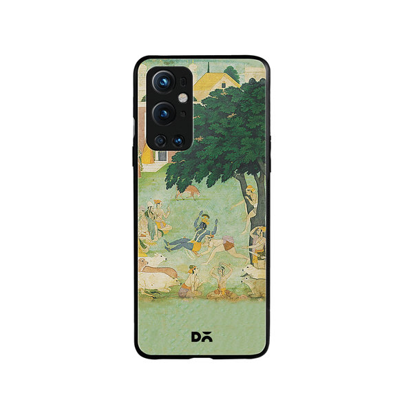 

DailyObjects Krishan Swing Friends Glass Case Cover For OnePlus 9 Pro