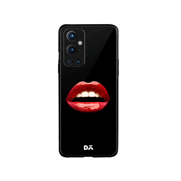 DailyObjects La Bouche Red Glass Case Cover For OnePlus 9 Pro