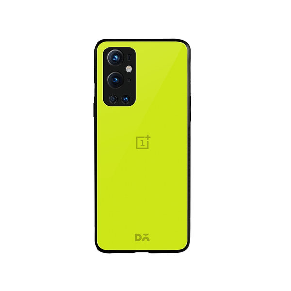 

DailyObjects Lime Green Glass Case Cover For OnePlus 9 Pro