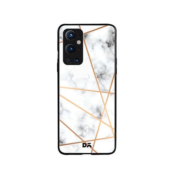 

DailyObjects Marble Lines Glass Case Cover For OnePlus 9 Pro
