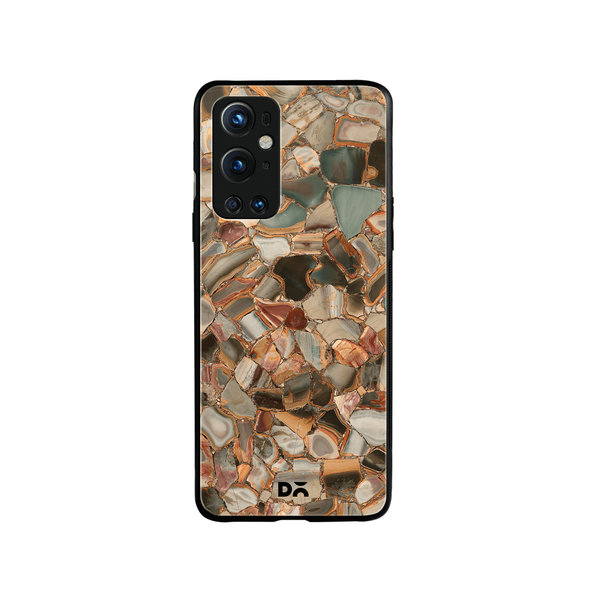 

DailyObjects Marble Mosaic Glass Case Cover For OnePlus 9 Pro