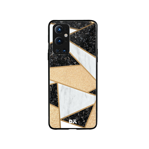 

DailyObjects Marble Quatret Glass Case Cover For OnePlus 9 Pro