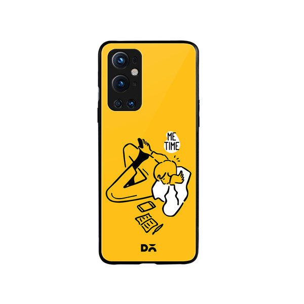 

DailyObjects Me Time Glass Case Cover For OnePlus 9 Pro