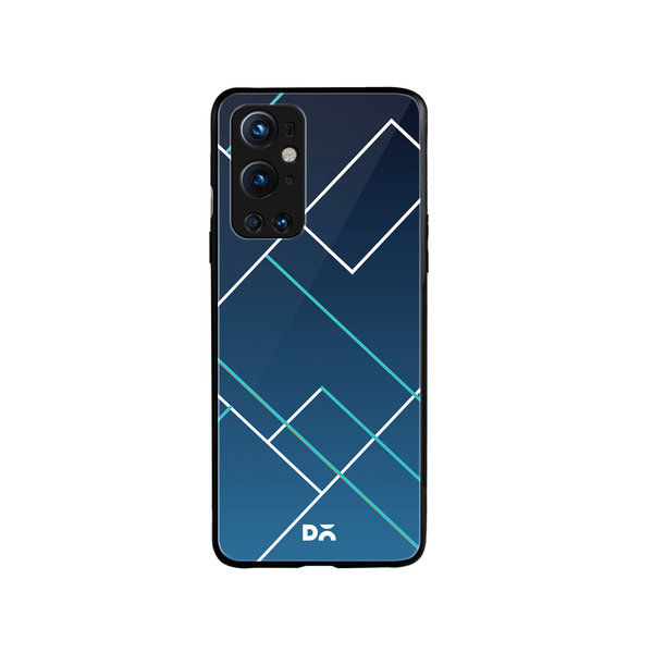 

DailyObjects Nebula Tech Lines Glass Case Cover For OnePlus 9 Pro