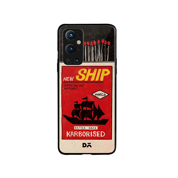 

DailyObjects New Ship Matchbox Glass Case Cover For OnePlus 9 Pro
