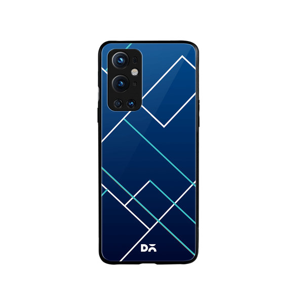 

DailyObjects Nightfall Tach Lines Glass Case Cover For OnePlus 9 Pro