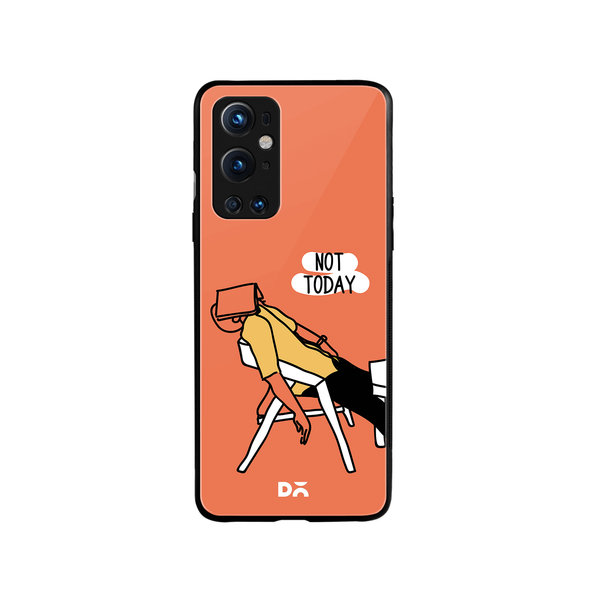 

DailyObjects Not Today Glass Case Cover For OnePlus 9 Pro