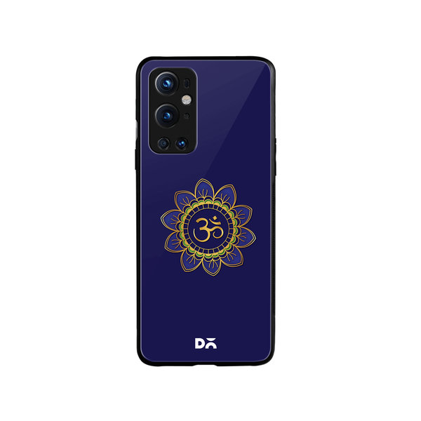 

DailyObjects OM Blue Glass Case Cover For OnePlus 9 Pro