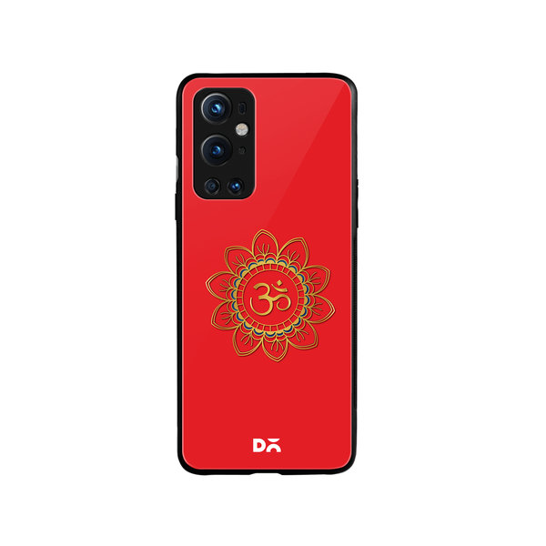 

DailyObjects OM Red Glass Case Cover For OnePlus 9 Pro