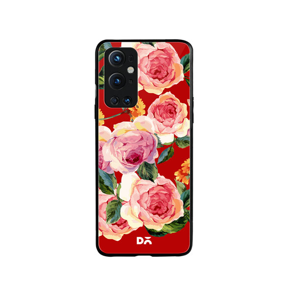 DailyObjects Pink Valley Glass Case Cover For OnePlus 9 Pro