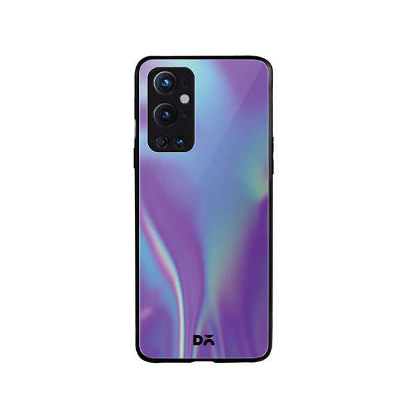 

DailyObjects Purple Holo Satin Glass Case Cover For OnePlus 9 Pro