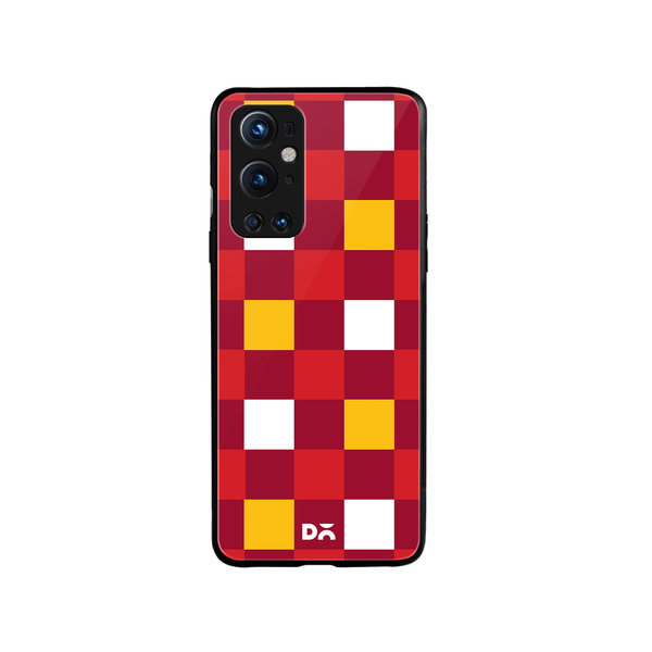 

DailyObjects Quartet Checks 2 Glass Case Cover For OnePlus 9 Pro
