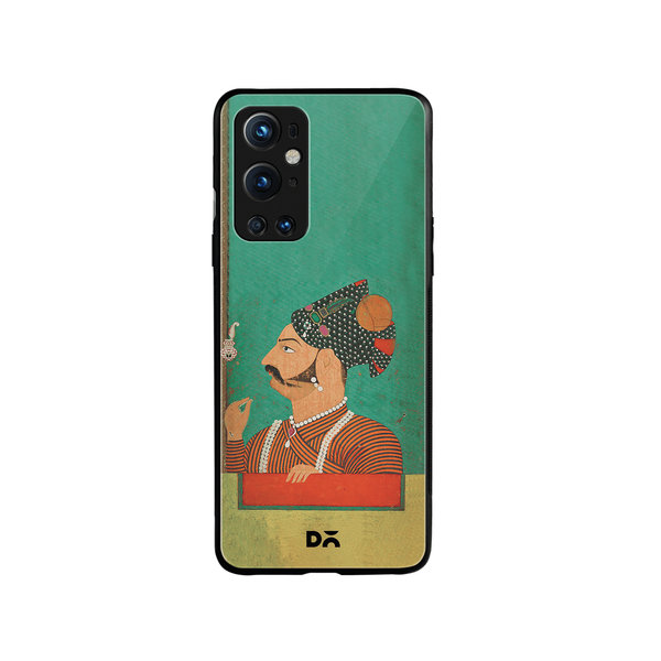 

DailyObjects Rajput Facial Hair Glass Case Cover For OnePlus 9 Pro