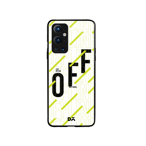 

DailyObjects Stay Offline Glass Case Cover For OnePlus 9 Pro