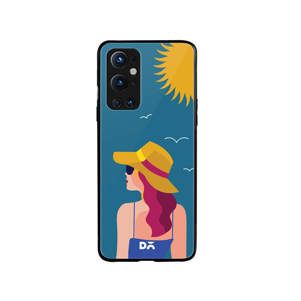

DailyObjects Sun Tan Glass Case Cover For OnePlus 9 Pro