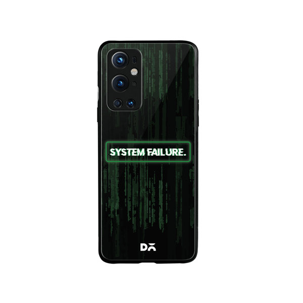 

DailyObjects System Failure Glass Case Cover For OnePlus 9 Pro