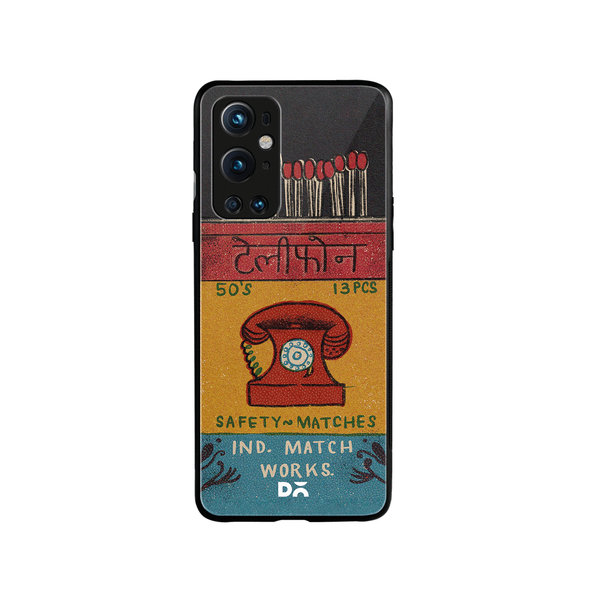 

DailyObjects Telephone Matchbox Glass Case Cover For OnePlus 9 Pro