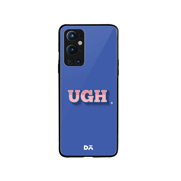 

DailyObjects UGH Blue Glass Case Cover For OnePlus 9 Pro