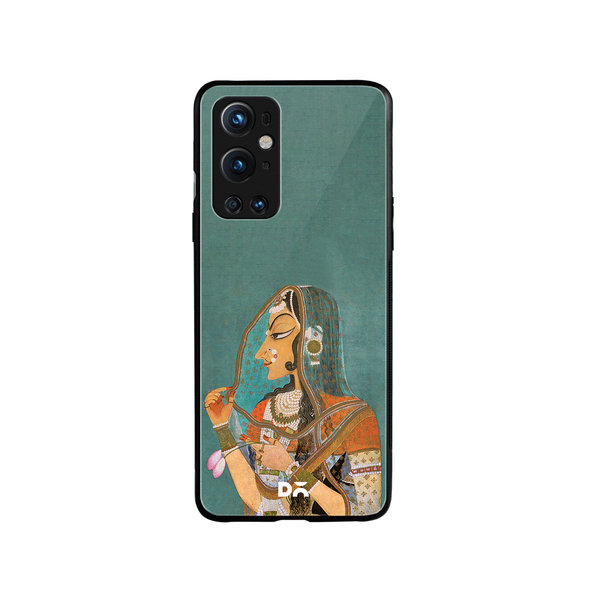 

DailyObjects Vieled Woman Glass Case Cover For OnePlus 9 Pro