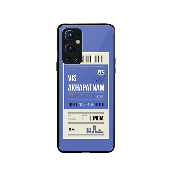 

DailyObjects Visakhapatnam City Tag Glass Case Cover For OnePlus 9 Pro
