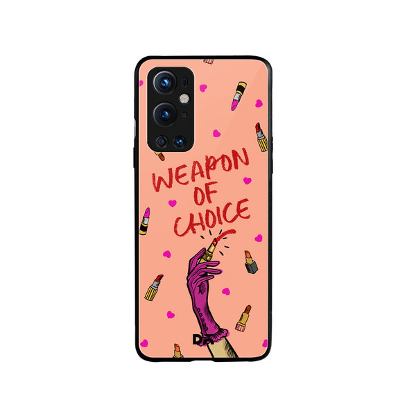 

DailyObjects Weapon of Choice Glass Case Cover For OnePlus 9 Pro