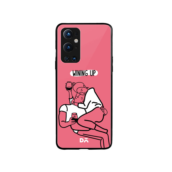 

DailyObjects Wining Up Glass Case Cover For OnePlus 9 Pro