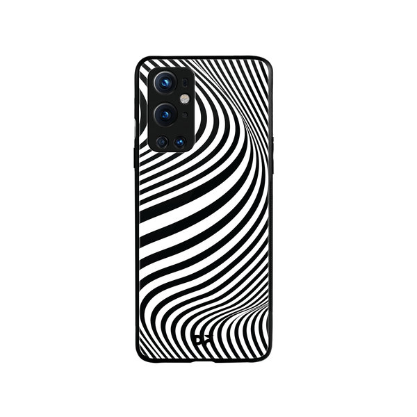 

DailyObjects Zebra Waves Glass Case Cover For OnePlus 9 Pro
